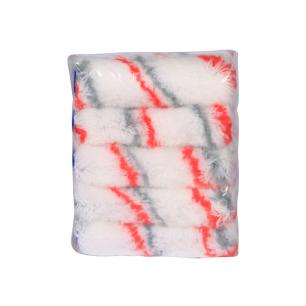 4”Red And Grey Stripes Acrylic Mini Paint Roller