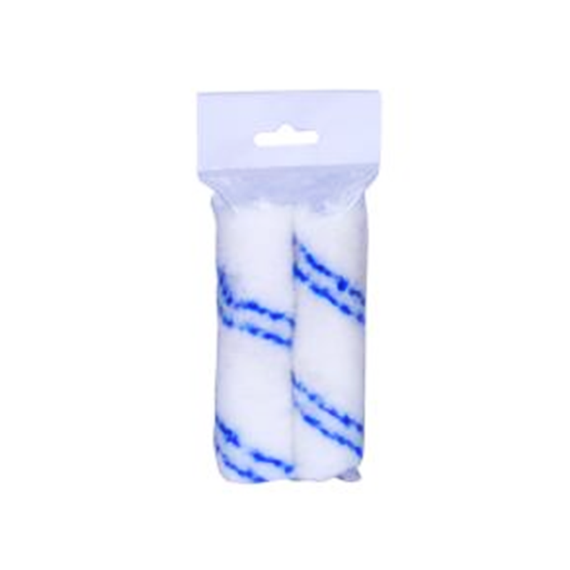 4”Double Blue Stripes Polyester Mini Paint Roller