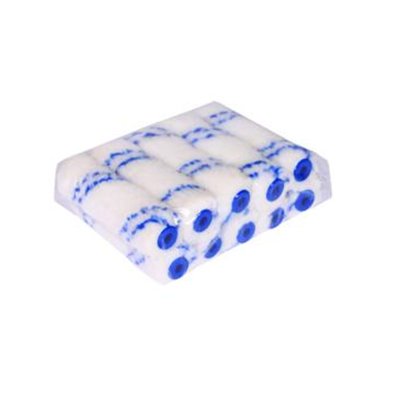 4”Double Blue Stripes Polyester Mini Paint Roller