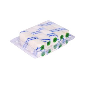 4”Double Blue Stripes Polyester Mini Paint Roller