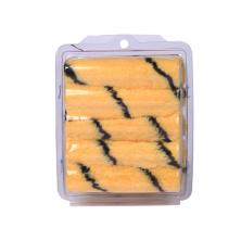 4”Black Stripes On Yellow Polyester Mini Paint Roller