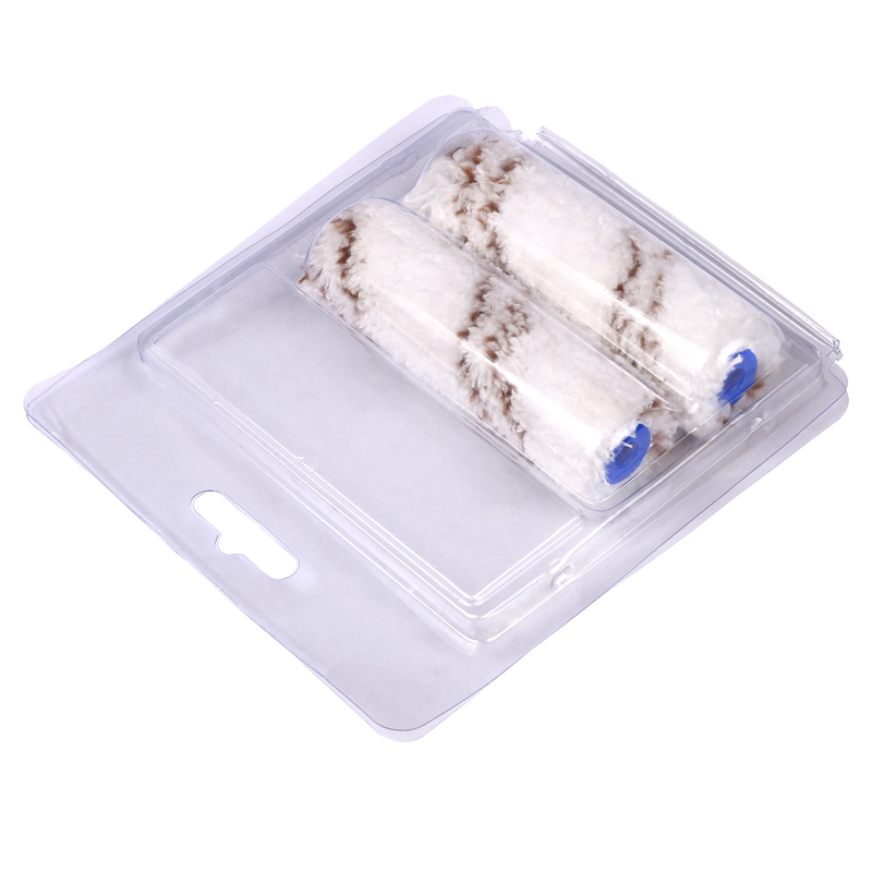 4”Double Grey Stripes Microfiber Mini Paint Roller
