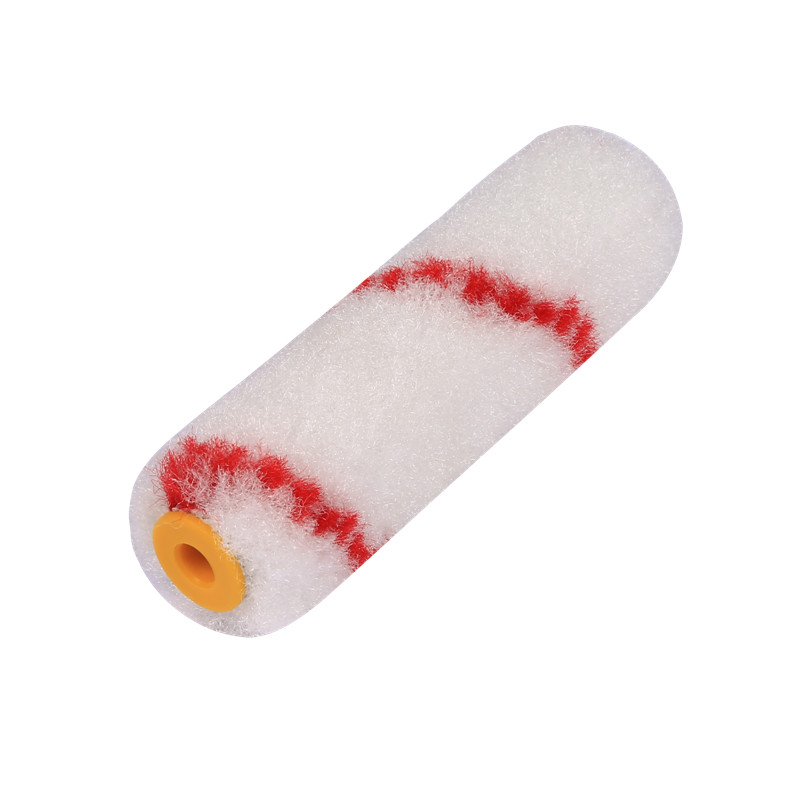 4” Red Stripes Nylon Mini Paint Roller Cover