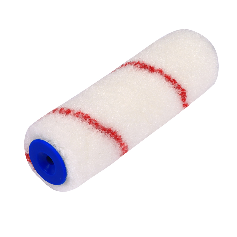 6” Red Stripes Nylon Mini Paint Roller Cover