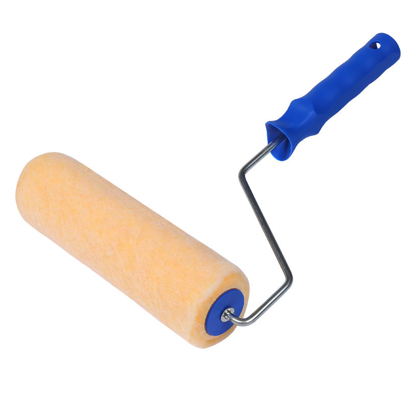 Yellow Polyester Paint Roller Cover With 3/4 In Nap 9”