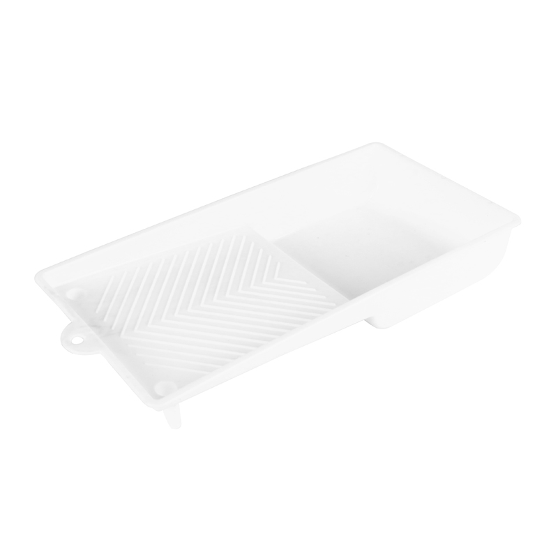 4” White Plastic Paint Tray