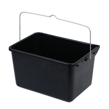 Black Plastic Paint Bucket For Water Paint And Paste Measuring-Scale 12L