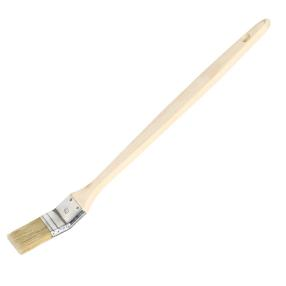 40MM Bent Radiator Paint Brush With Wooden Handle