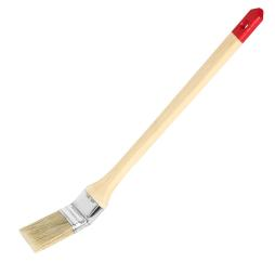 30MM Bent Radiator Paint Brush With Wooden Handle