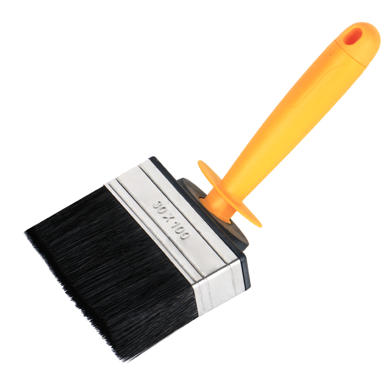 100MM Block Paint Brush With Plastic Handle